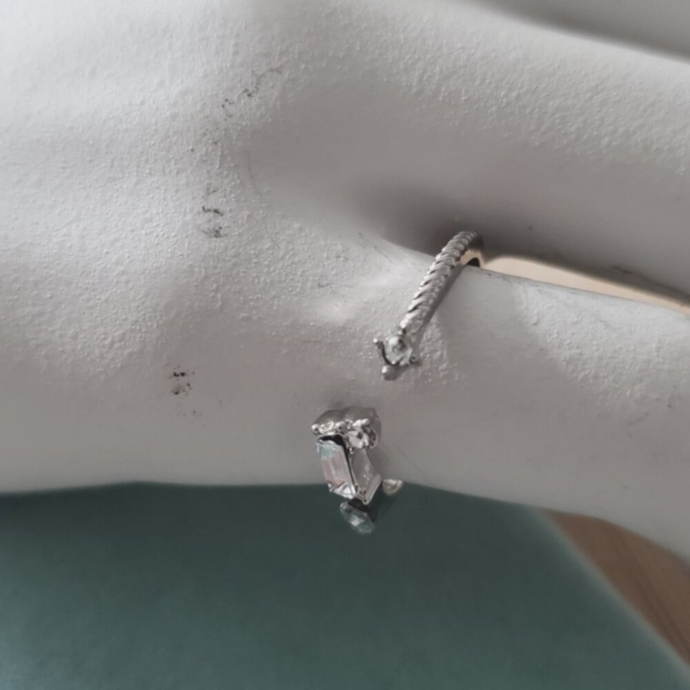 2/$25-New Open Ring Rope Inspired Detailing - Picture 6 of 11